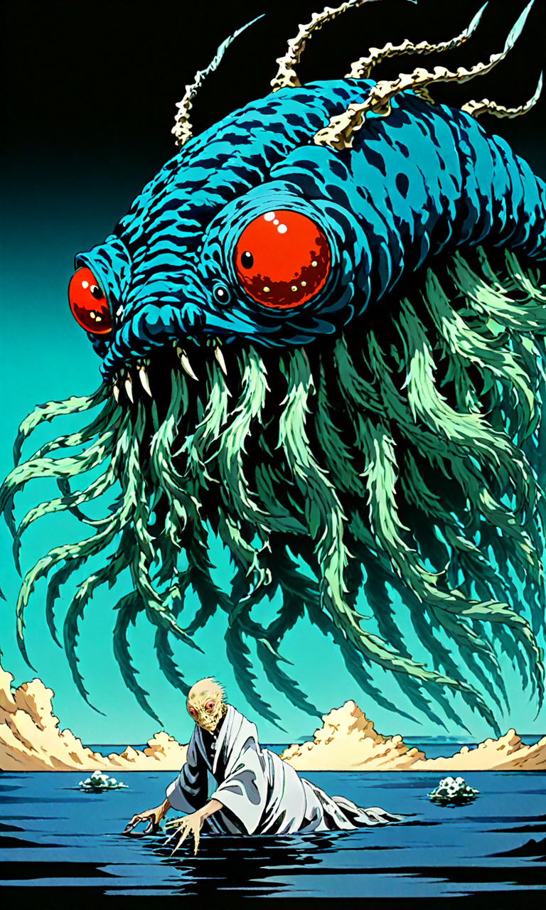 24243647-2528640329-anime artwork guaidan,_lora_guaidan_1_,mutant sea creature growing four legs, nuclear pollution,variations,sea monster, . anime.png